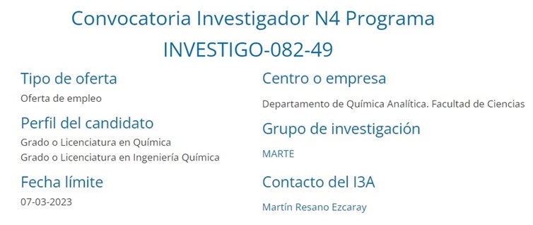 Call for Researcher N4 Program INVESTIGO-082-49